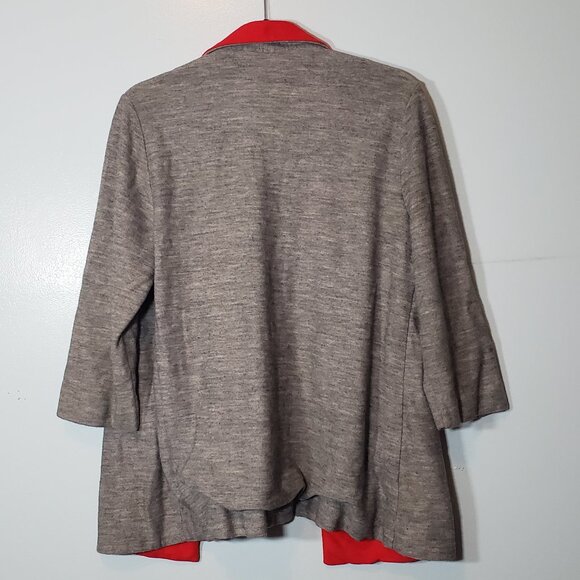 Vintage Silla's from Italy to Miami Gray and red 3-piece suit 1960's / 1970's - Picture 8 of 10